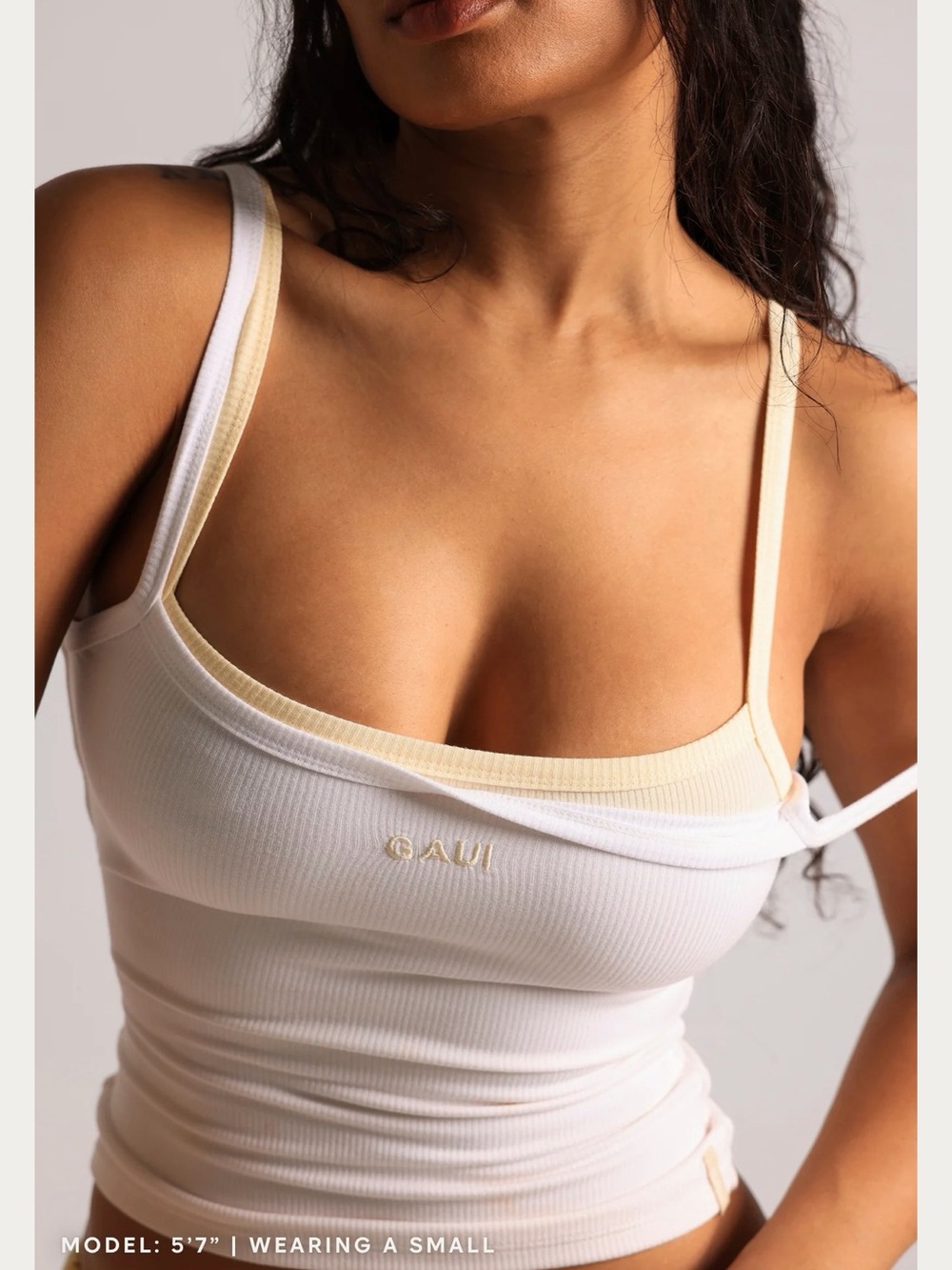 Gaui honeybutter twotone cami